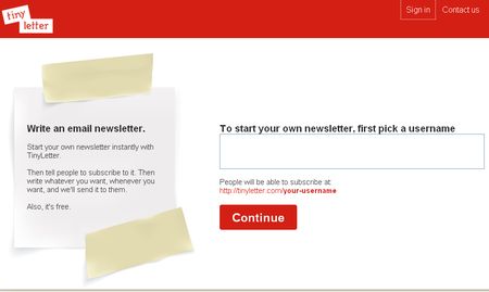 TinyLetter, Envia newsletter y gestiona tus suscriptores