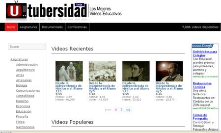 Utubersidad, Una enciclopedia en videos