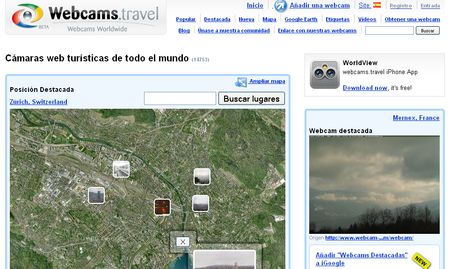Conoce el mundo a traves de las fotografias de Webcams.travel