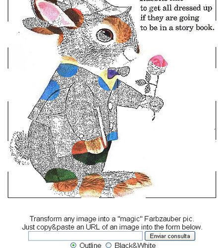 Farbzauber, Aplicacion en HTML5 para crear imagenes mixtas de color con blanco y negro