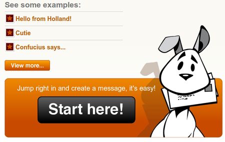MessageHop, Crea y comparte bonitos mensajes con texto e imagenes
