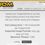 Uuom, Hasta 1Gb de alojamiento mensual gratuito para tus imagenes