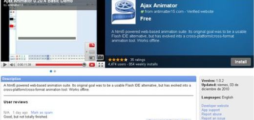 Ajax Animator, Crea animaciones desde tu navegador Chrome