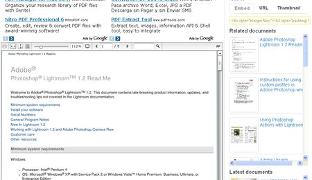 BeePdf, Comparte y visualiza online documentos pdf