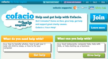 Cofacio, La red social para ayudar a los demas