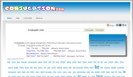 Conjugation, Aprende a conjugar los verbos en ingles