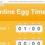online Egg Timer, Mutiples cronometros de cuenta atras