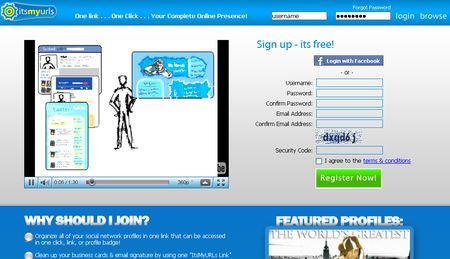Itsmyurls, Todos los datos de tu presencia online en una sola url