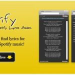 Lyrify, Complemento para Spotify que muestra las letras de las canciones