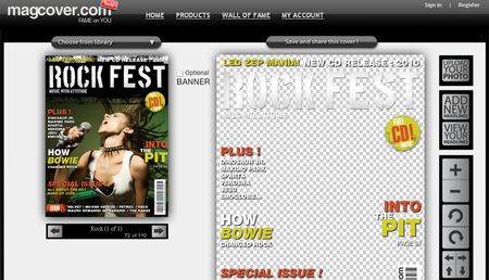 MagCover, Fotomontaje con tu imagen en la portada de una revista (110 modelos)