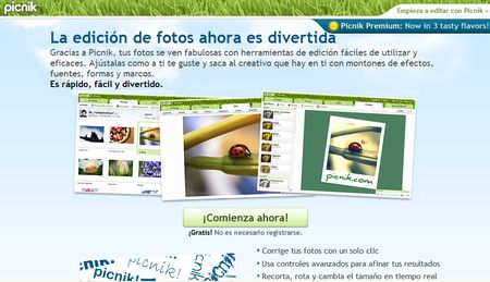 Picnik, Un clasico de la edicion de imagenes online