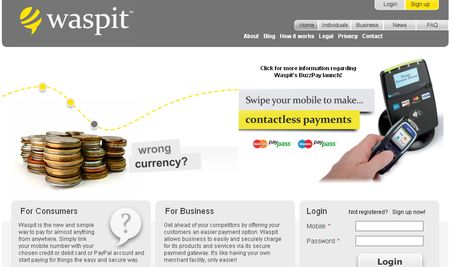 Waspit, Plataforma de pago para moviles