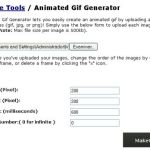 Animated Gif Generator, Crea imagenes gif animadas online y de forma gratuita