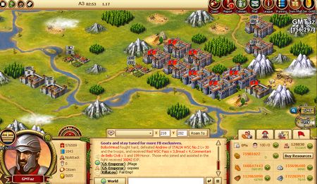 Caesary, Juego de navegador para construir tu propio imperio