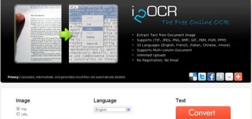 i2OCR, Conversor online de texto en imagenes a texto editable