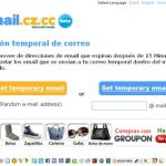 Mail.cz.cc, Cuenta de email temporal de 15 minutos
