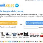 Mail.cz.cc, Cuenta de email temporal de 15 minutos