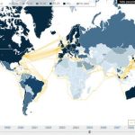 Network Maps, La evolucion del uso de internet en un mapa mundial