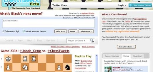 Play Chess on Twitter, Juego de Ajedrez para Twitter