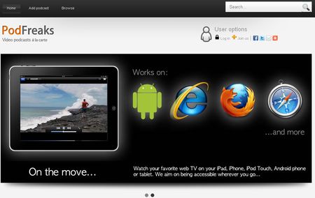 PodFreaks, Directorio de videos en HTML5