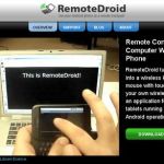 RemoteDroid, Usa tu movil Android como control remoto de tu PC