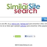 Similar Site Search, Encuentra sitios similares a los que te gustan
