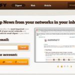 Summify, Resumen en tu email de las mejores noticias publicadas en tus redes sociales