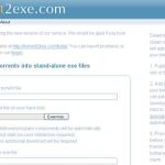 Torrent2Exe, Convierte torrents en exe para luego realizar descargas sin programa cliente