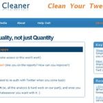 The Twit Cleaner, Detecta usuarios poco activos o spammers en tu Twitter