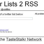 Twitter Lists To RSS, Crea y suscribete al feed de cualquier Lista de Twitter