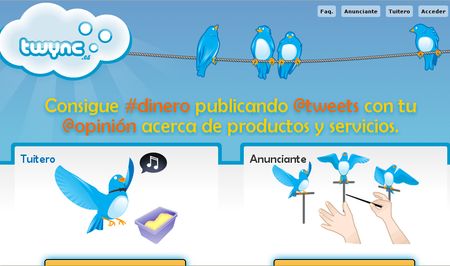 Twync, Gana dinero por publicar Tweets patrocinados