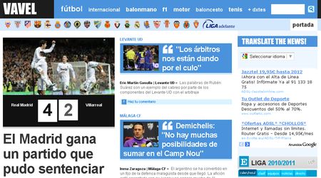 Vavel, Toda la informacion del mundo deportivo