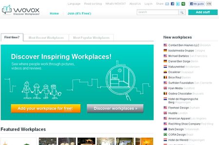 Wovox, Descubre lugares de trabajo para inspirarte