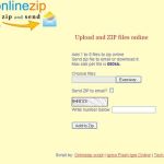 Zip online, Herramienta web para comprimir archivos en formato zip