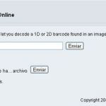 ZXing, Aplicacion online para decodificar codigos QR