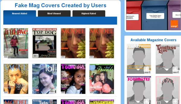 Fake Magazine Covers, Fotomontajes online con tu imagen en portada de una revista