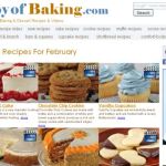 Joyofbaking, Completo recetario para dulces y pasteles