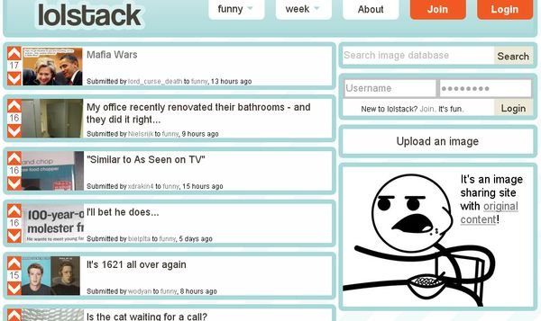 Lolstack, comunidad para compartir imágenes originales