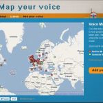 Map your voice, Pronunciaciones en inglés de diferentes partes del mundo