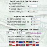 PayPal Fee Calculator, averigua la comisión que te cobrará PayPal con esta calculadora online