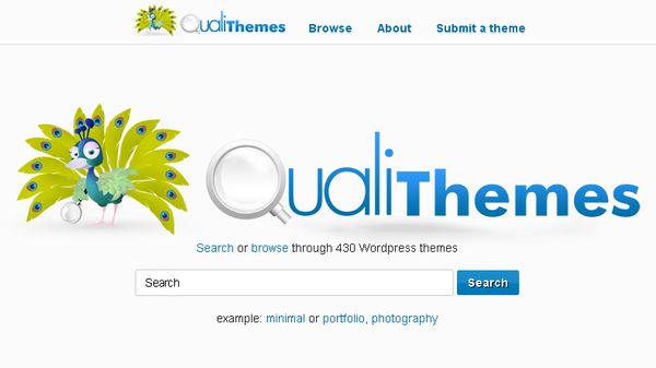 QualiThemes, Buscador de temas para WordPress