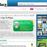 TheTop10Place, La red social de las listas de Tops