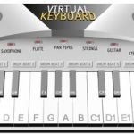 Virtual KeyBoard, Teclado virtual para tocar diversos instrumentos