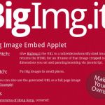 BigImg, Código para insertar imágenes grandes en un blog o web