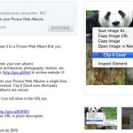 Clip it good, Sube cualquier foto a Picasa con un clic con esta extension para Chrome