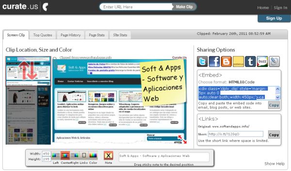 Curate, Comparte artículos y webs de manera diferente