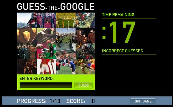 Guess the Google, Piensa como Google si quieres ganar en este juego