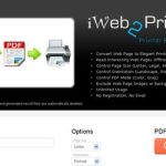 iWeb2Print, Convierte cualquier pagina web en PDF