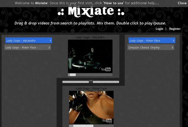 Mixiate, mezcla vídeos de YouTube y conviertete en un DJ