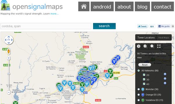OpenSignalMaps, Conoce donde tienes más cobertura en tu teléfono